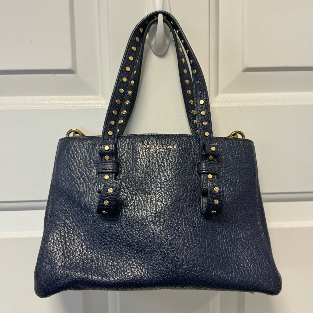 MARC JACOBS New York Sac De Jour style tote bag - Navy Blue